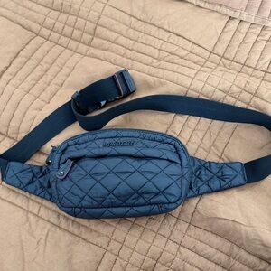 MZ Wallace Black Quilted Crossbody Bag